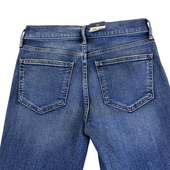 Gap Womens Blue Cotton Polyester Denim Slim Mid-Rise Stretch Jeans Size 28 - New - Picture 4 of 9